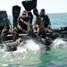 Recon Marines hit beach undetected