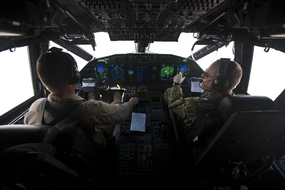 C-27 in the air