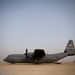 C-130 lands on dirt LZ