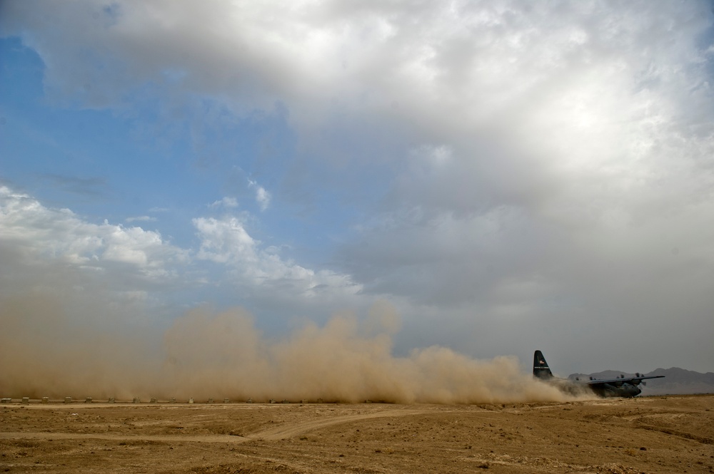 Nothing stops a C-130 from takeoff