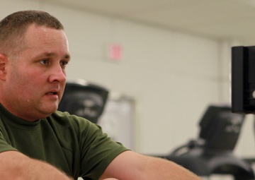 Division Marines run, row, cycle for wounded vets