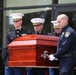 Marines, police officers pay final respects to fallen hero