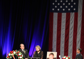 Marines, police officers pay final respects to fallen hero