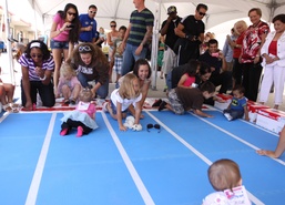Diaper Derby races at Camp Pendleton