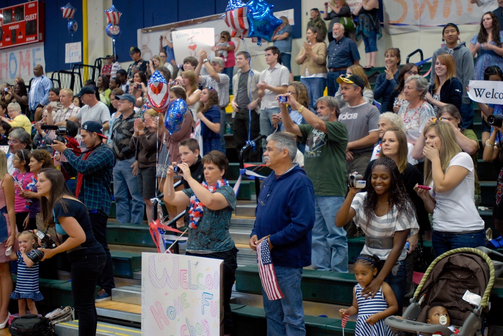 JBLM signal company returns from year-long deployment