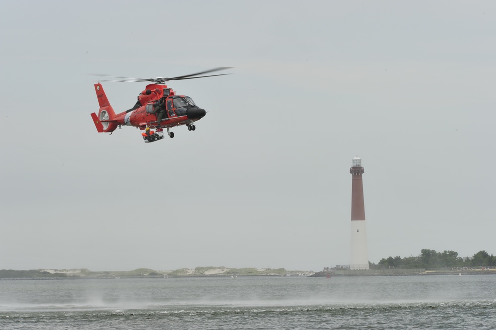 Water survival training at Barnegat Light, NJ