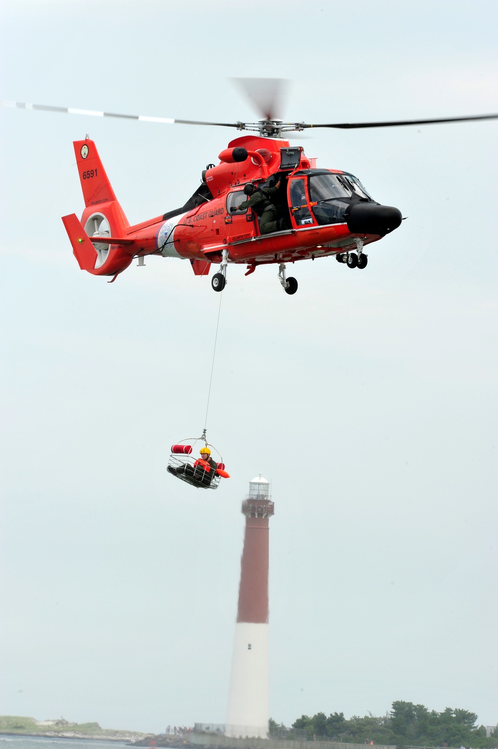 Water survival training at Barnegat Light, NJ