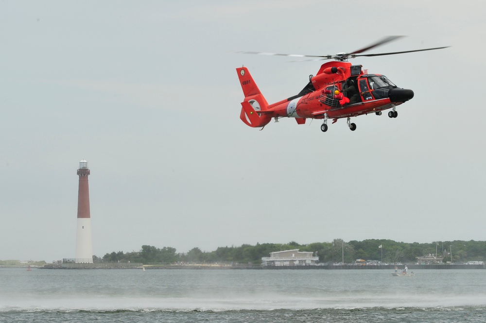 Water survival training at Barnegat Light, NJ