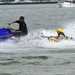 Water survival training at Barnegat Light, NJ