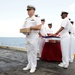 USS Dwight D. Eisenhower burial at sea