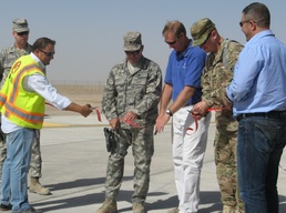 New rotary wing apron at Shindand complete