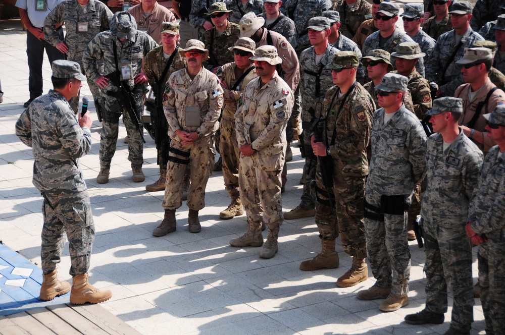 Lt. Gen. David Goldfein visits the 438th AEW