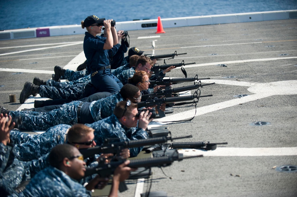 USS New Orleans in the Pacific Ocean