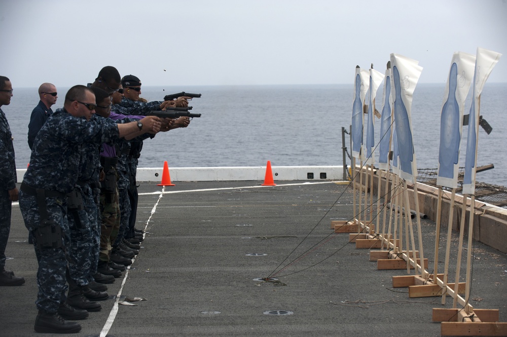 USS New Orleans in the Pacific Ocean