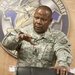 CSM Allen talks to 6-9 Cavalry's senior enlisted