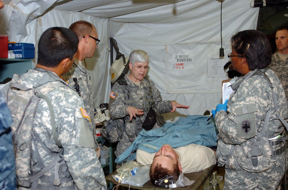 Mass casualty drill