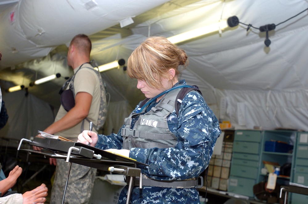 Mass casualty drill