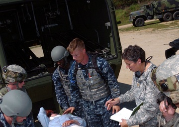 Mass casualty drill