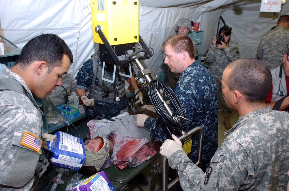 Mass casualty drill