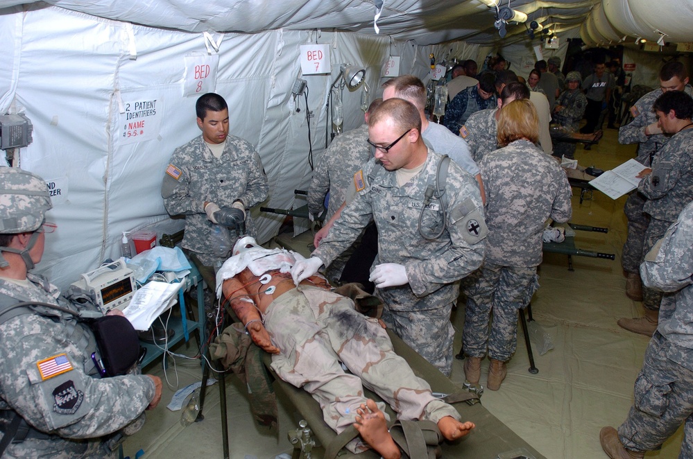 Mass casualty drill