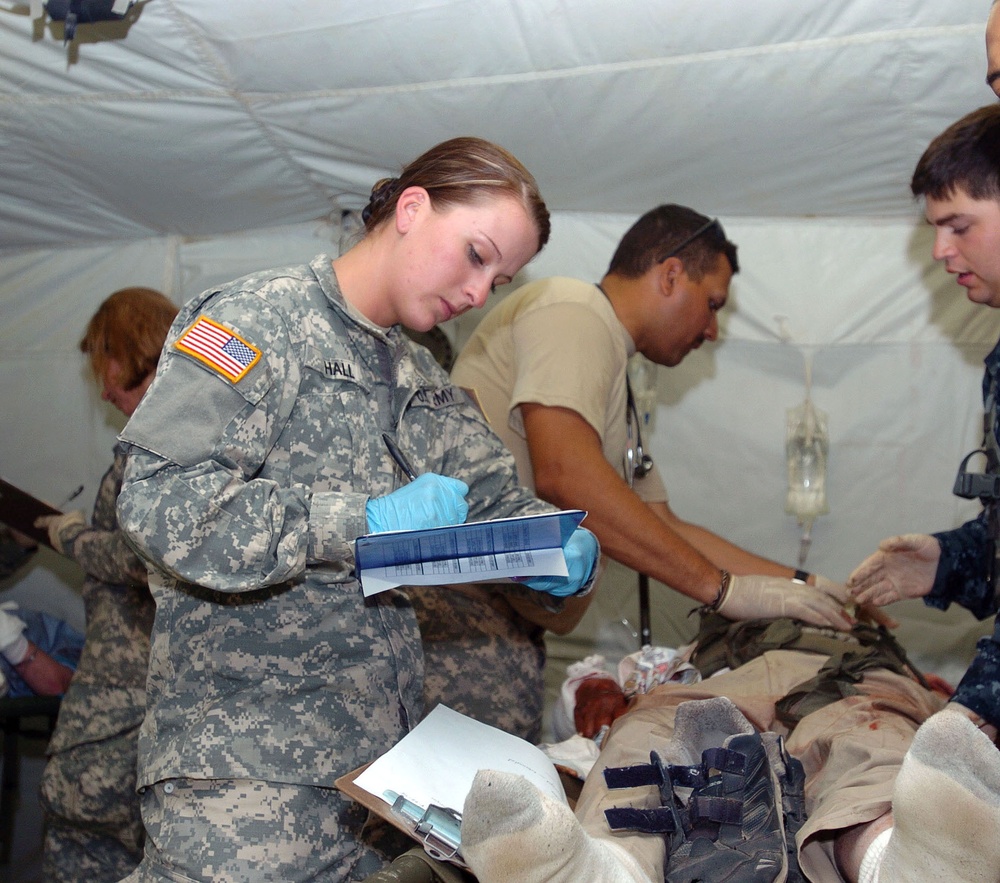 Mass casualty drill