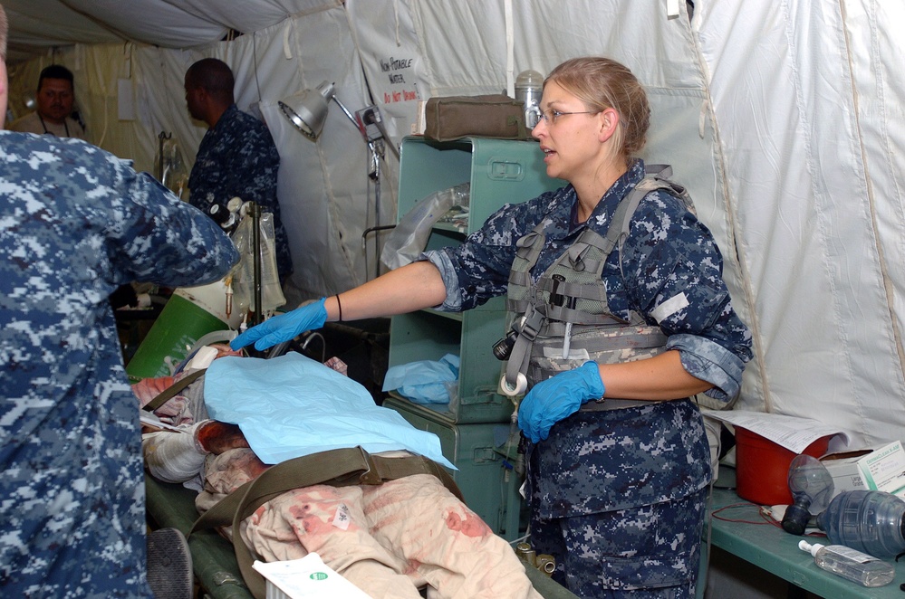 Mass casualty drill