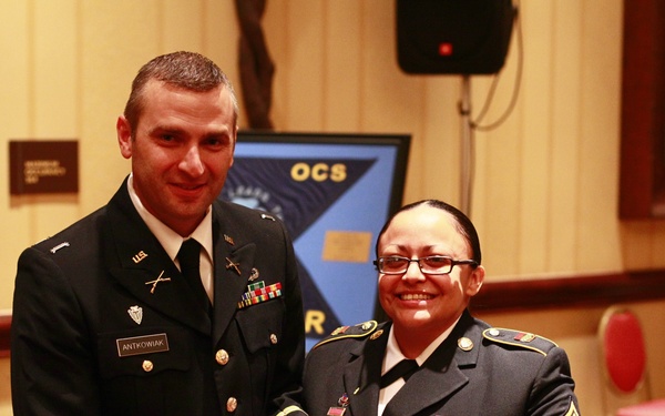 Officer candidates receive commission