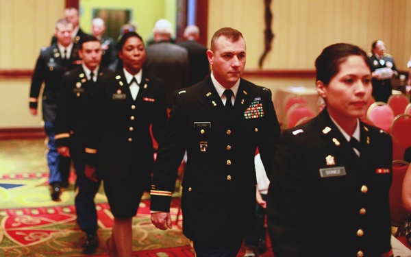 Officer candidates receive commission