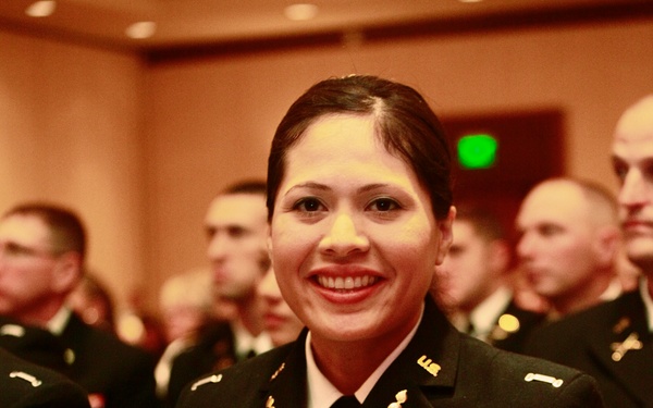 Officer candidates receive commission