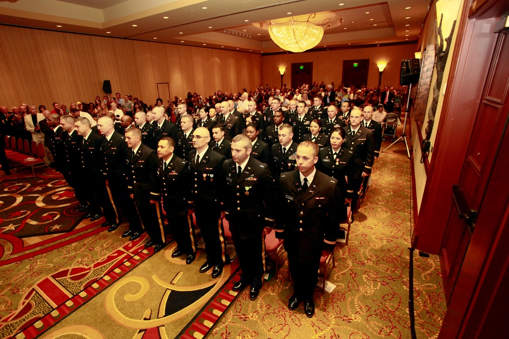 Officer candidates receive commission
