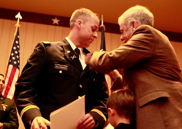 Officer candidates receive commission