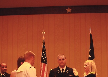 Officer candidates receive commission