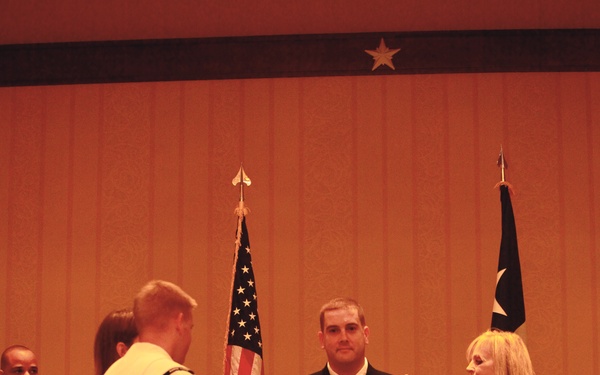 Officer candidates receive commission