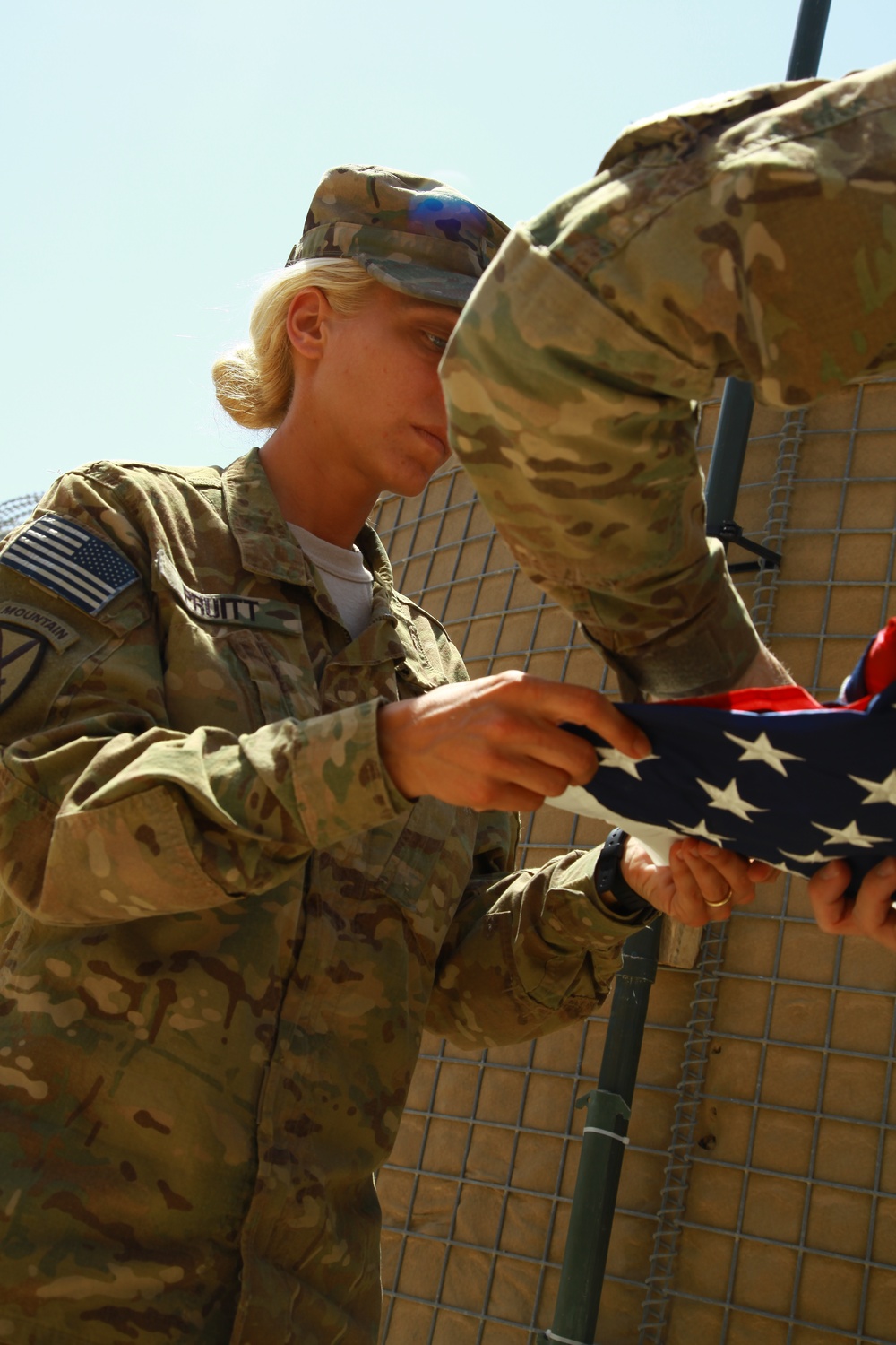 Flag flying ceremony