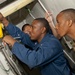 USS Samuel B. Roberts sailors conduct maintenance checks