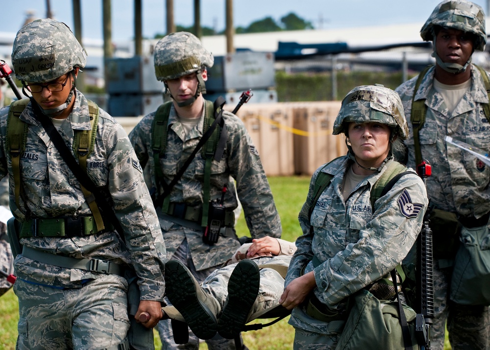 Eglin prepares with Phase II exercise