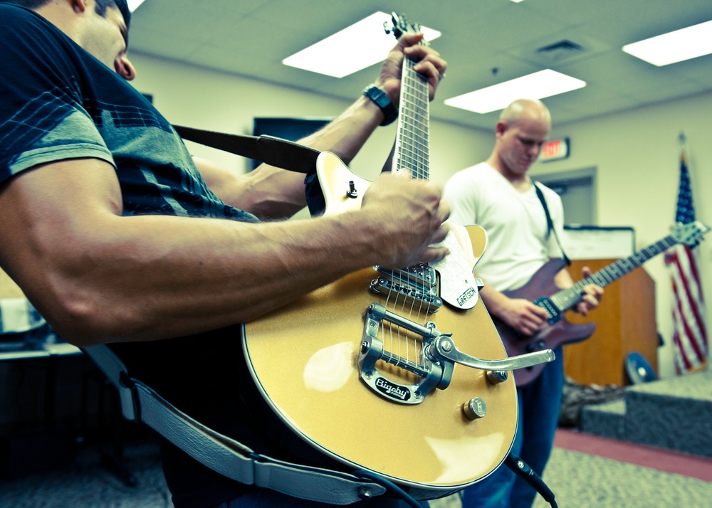 Band of airmen rocks with 'Sonic' sound