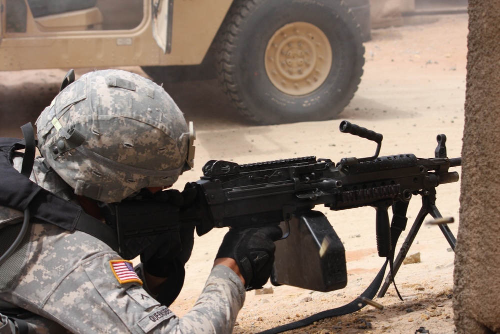 Buffalos conduct combat demonstration