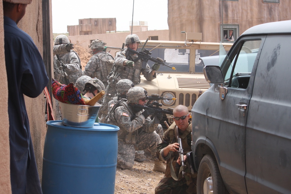 Buffalos conduct combat demonstration
