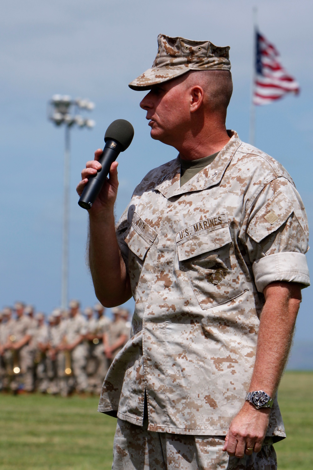 Headquarters and Service Battalion, U.S. Marine Corps Forces, Pacific, change of command ceremony