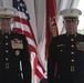 US Marine Corps Col. Fred D. Jameson retires