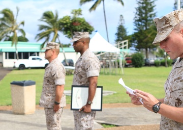 Liza T. Jones promotion to gunnery sergeant