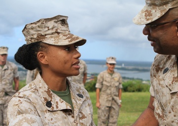 Liza T. Jones promotion to gunnery sergeant
