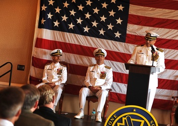 Capt. Jacobs delivers speech at Naval Station Mayport