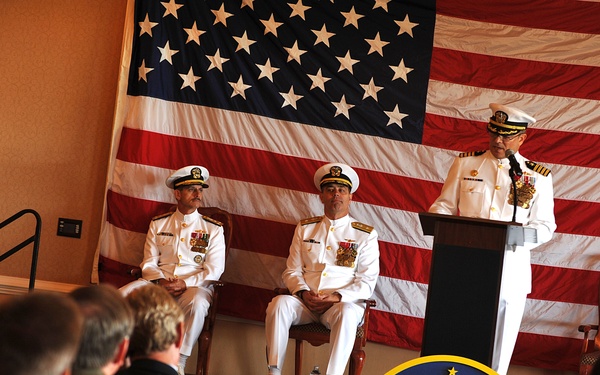 Capt. Jacobs delivers speech at Naval Station Mayport