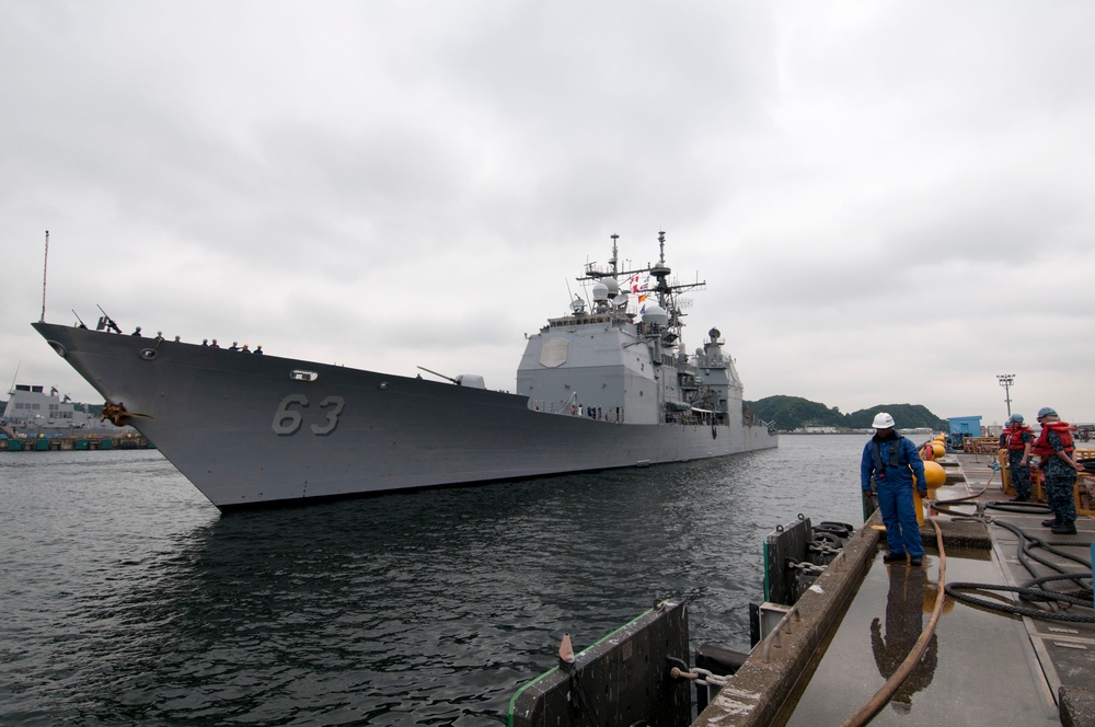 USS Cowpens returns to Commander, Fleet Activities Yokosuka