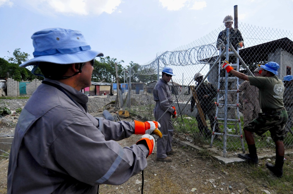 Esaie Jeanty Hospital Cite Soleil engineering site