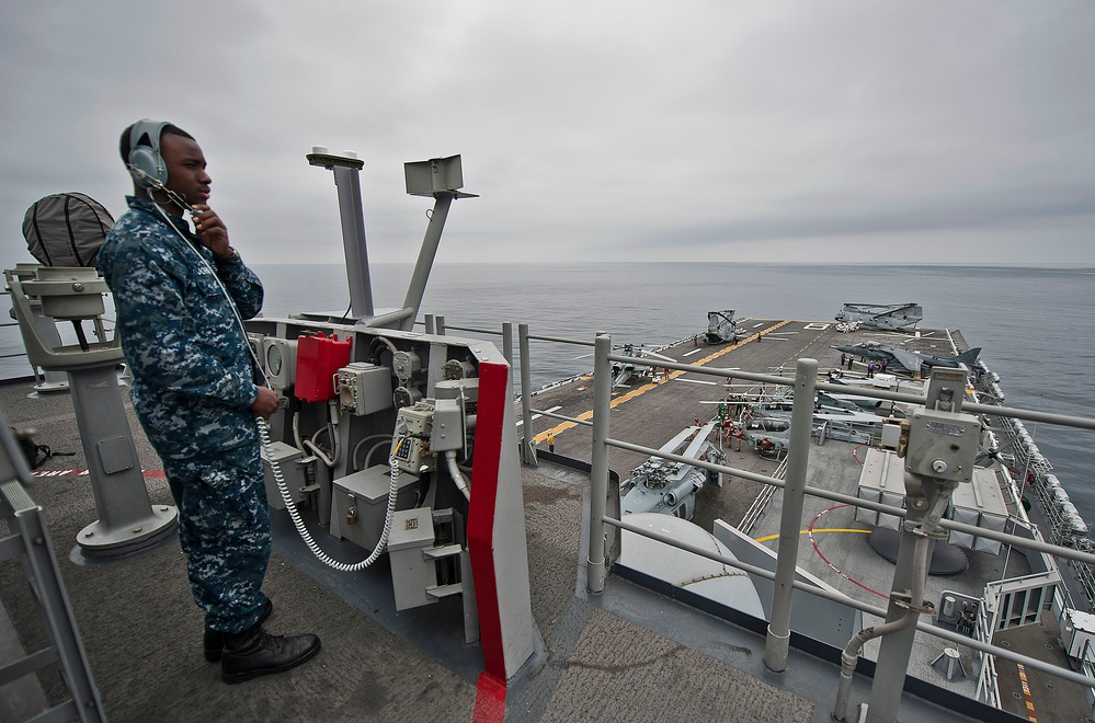 USS Makin Island flight operations