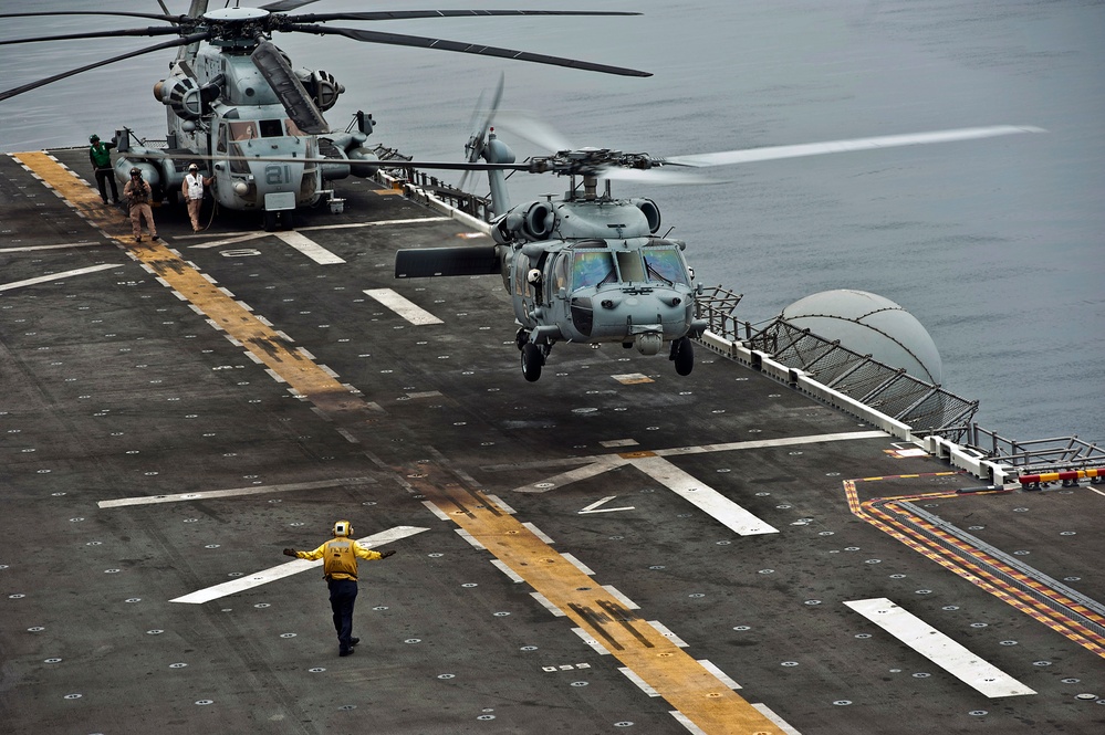 USS Makin Island flight operations