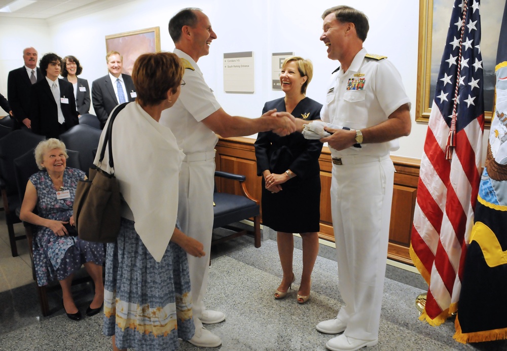 Promotion ceremony at the Pentagon